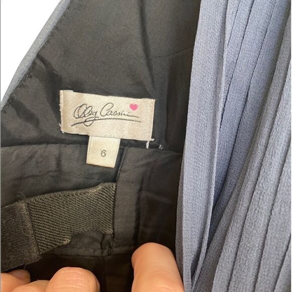 Black Tie Oleg Cassini Vintage Silk Gown Size 6 - Picture 6 of 7